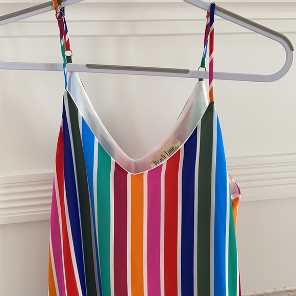 Peach Love California rainbow striped maxi dress - Picture 2 of 7